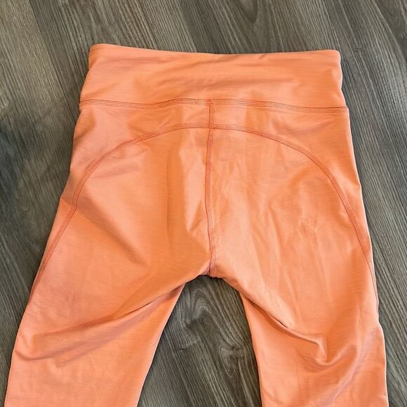 OUTDOOR VOICES TECHSWEAT FLEX LEGGINGS BEAUTIFUL CORAL ORANGE COLOR SIZE MEDIUM - Picture 9 of 9